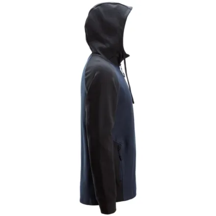 Snickers 2842 Two-Coloured Half-Zip Hoodie Navy \ Black M