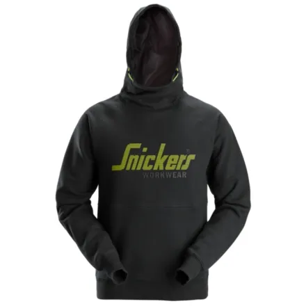 Snickers 2845 Logo Hoodie Black 2XL