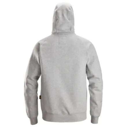 Snickers 2846 Logo Full-Zip Hoodie Grey Melange XS