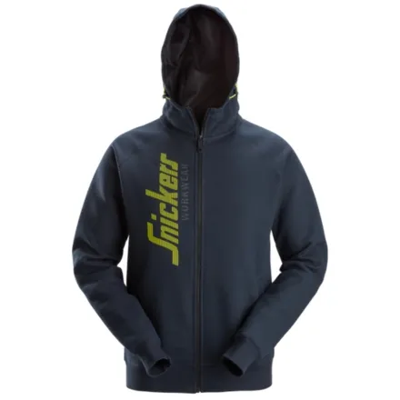 Snickers 2846 Logo Full-Zip Hoodie Navy XS