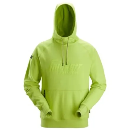 Snickers 2894 Logo Hoodie Lime XS