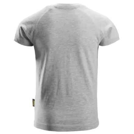 Snickers 7514 Junior Logo T-Shirt Grey Melange 2 - 4 Years (98 / 104)