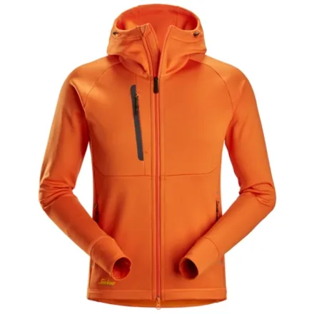 Snickers 8026 Polartec® Power Stretch® Full-Zip Hoodie Warm Orange XS