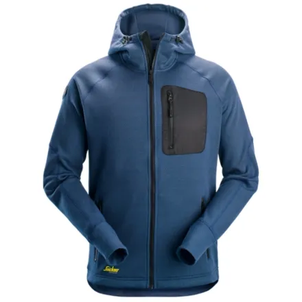 Snickers 8041 Fleece Hoodie Deep Blue \ Black M