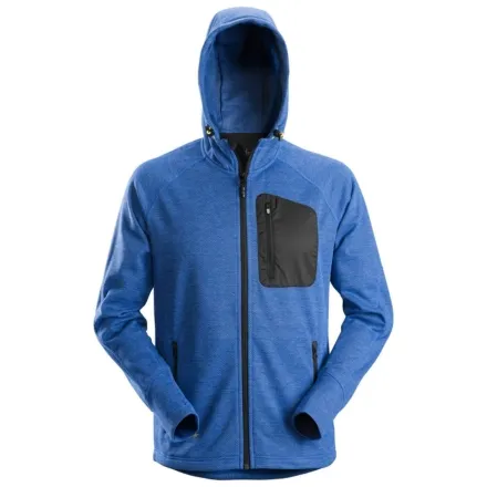 Snickers 8041 Fleece Hoodie True Blue / Black XS