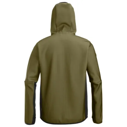 Snickers 8044 Full Zip Midlayer Hoodie Khaki Green \ Black XS