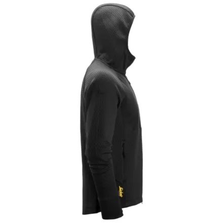 Snickers 8405 Full-Zip Midlayer Hoodie Black XS