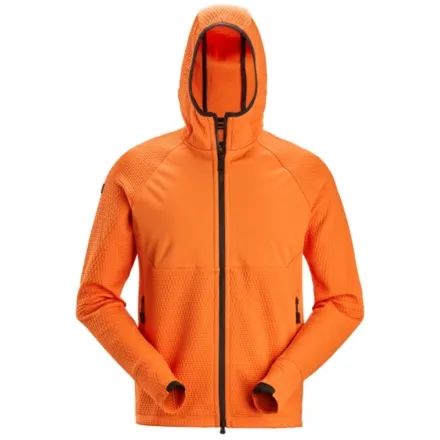 Snickers 8405 Full-Zip Midlayer Hoodie Warm Orange XS