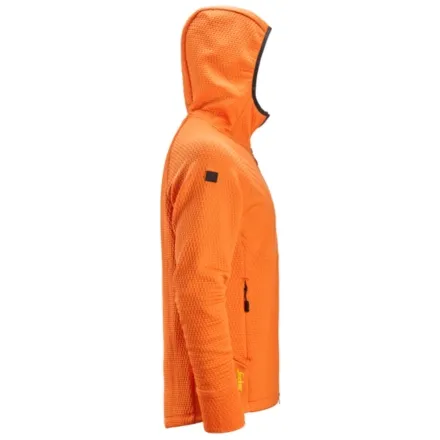 Snickers 8405 Full-Zip Midlayer Hoodie Warm Orange XS
