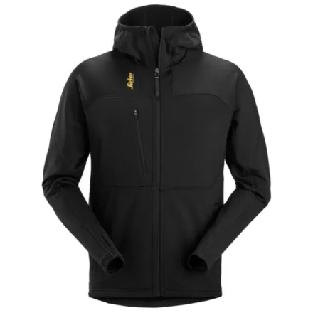 Snickers 9420 Thermal Body Mapping Fleece Full-Zip Hoodie Black XS