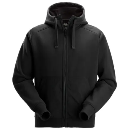 Snickers CORDURA® Tech Sweatshirt Full Zip Hoodie — Black XS