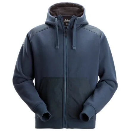 Snickers CORDURA® Tech Sweatshirt Full Zip Hoodie — Navy XS