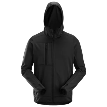 Snickers 8058 Full Zip Fleece Hoodie Black XS
