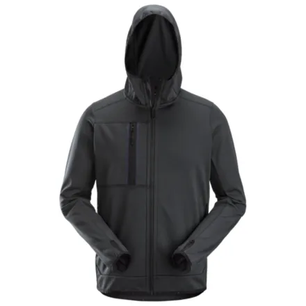 Snickers 8058 Full Zip Fleece Hoodie Steel Grey  XS