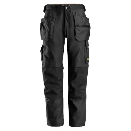 Snickers 6224 AllroundWork, Canvas+ Stretch Work Trousers+ HP Navy 30W X 32L (44)