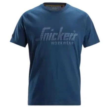 Snickers Workwear Logo t-shirt in Deep Blue Small