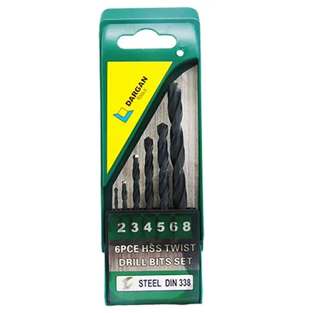 Dargan Drill Bit Set HSS (Pack of 6)