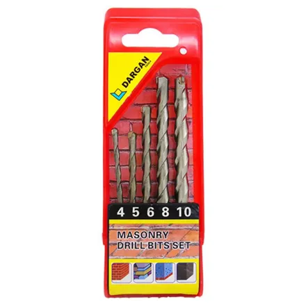 Dargan Masonry Drill Bit Set (Pack of 5) 
