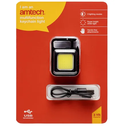 Amtech Mini Rechargeable Key Chain Light
