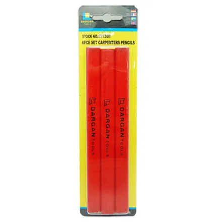 Carpenters Pencils- 6 pack