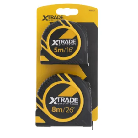 XTrade Tape Measure Twin Pack