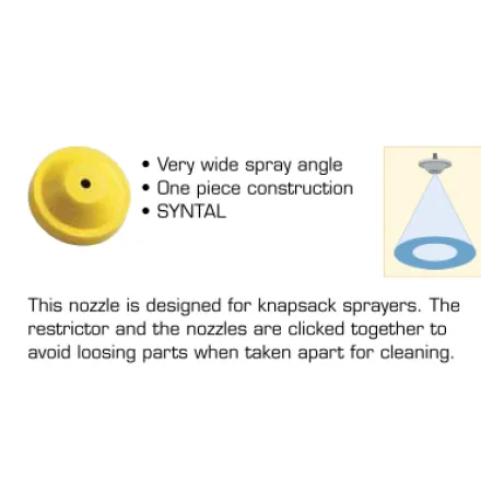CP Sprayer Hollow Cone Nozzle Yellow 5 pack