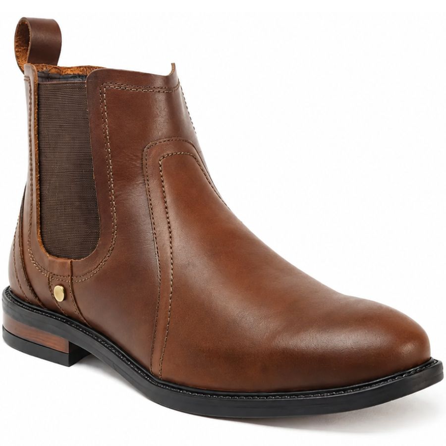 Blacksmith Dealer Boots Leather Brown 010 UK13