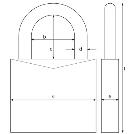 Abus CS Rekeyable Padlock 83CS50
