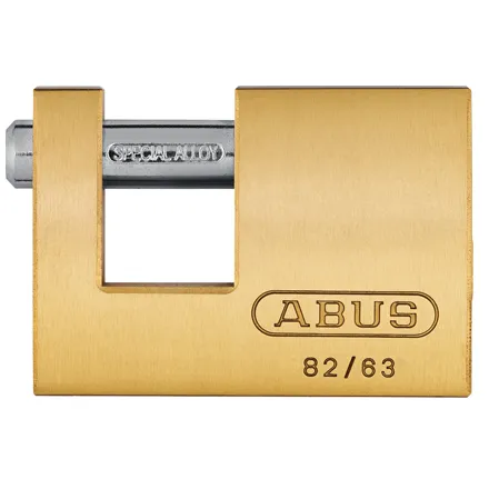 ABUS Brass Shutter Padlock 82/63