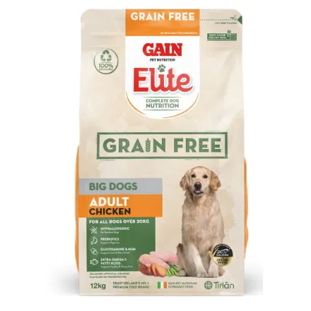 GAIN GF Big Dogs Adult Chicken 2KG