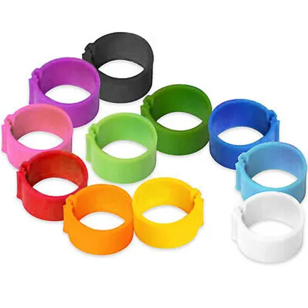 Poultry Clip Leg Ring 12mm 25PK Orange