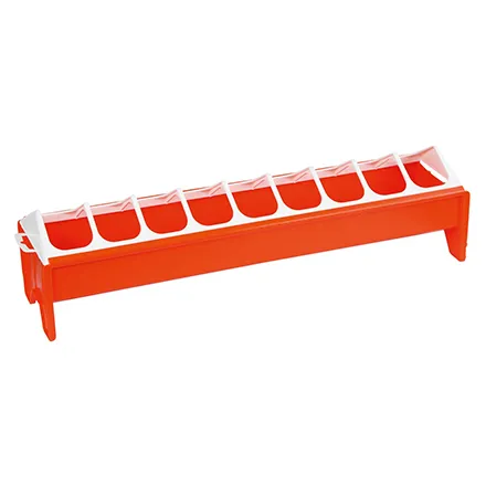 Poultry Plastic Feeder Trough 7 x 50 cm (Chicks) yellow