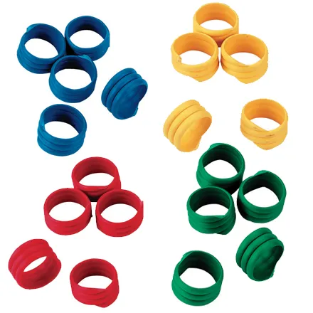 Poultry Spiral Leg Bands 20 Pack Blue