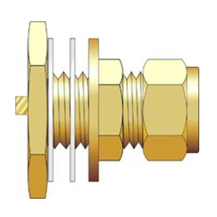 EP 3/4" Brass Compression Tank Connector