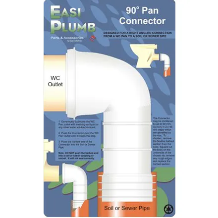 EP 4" 90 Degree Pan Connector
