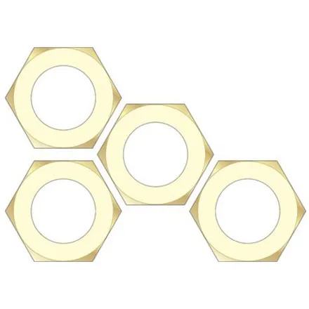 EP 2pk no. 3/4" Brass Compression Nuts
