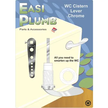 EP Chrome Plated Cistern Lever Set