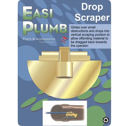 EP 4" Sewer Rod Drop Scraper