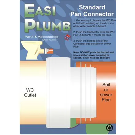 EP 4" Straight Pan Connector