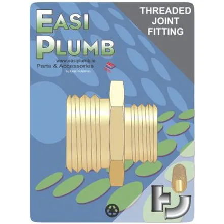 EP 1/2" X 3/8" Brass Reducing Nipple