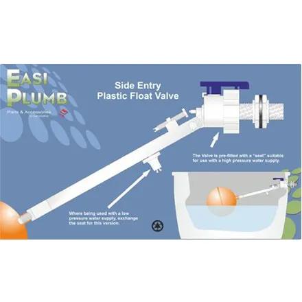 EP Side Entry Plastic Float Valve
