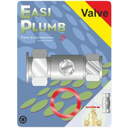 EP 3/4"CU X FI Straight Pattern Service Valve