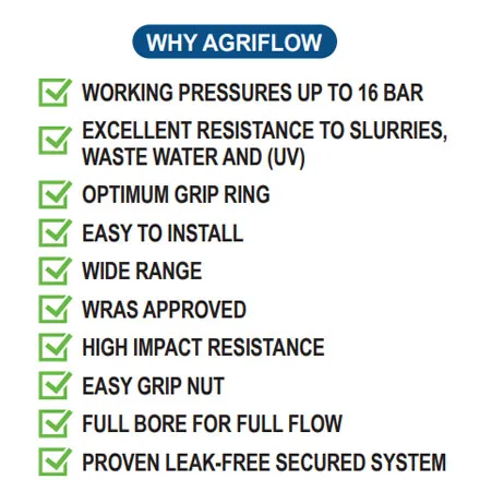 Agriflow 1" Heavy Gauge Elbow