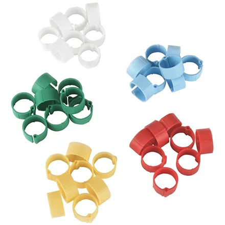 Plastic Leg Bands Clip-On 8mm 5 x 20 Pack