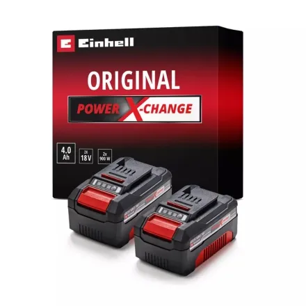 Einhell Power X-Change Plus 18V 4Ah Battery Twinpack