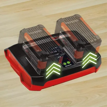 Einhell Power X-Change 2 x 18V 4Ah Batteries & Twincharger Kit
