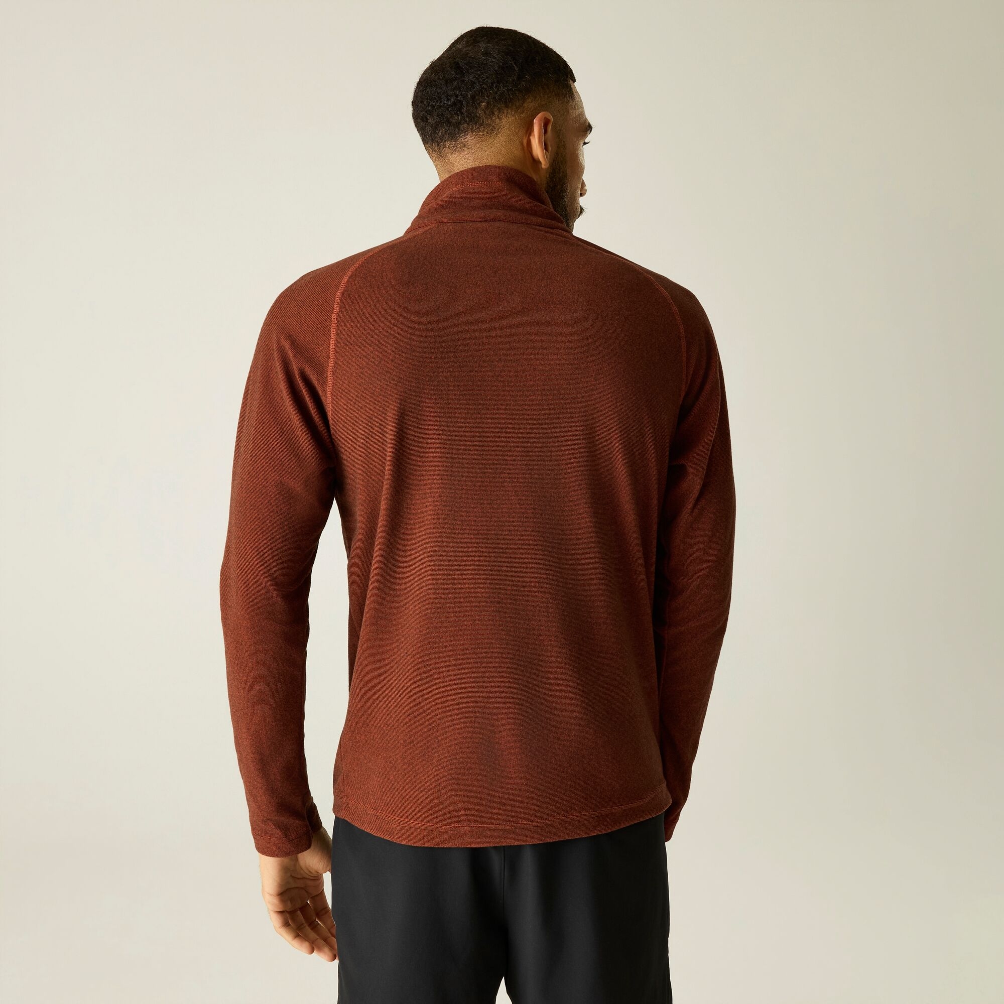 Regatta Men's Montes Lightweight Half Zip Fleece Burnt Henna XXL