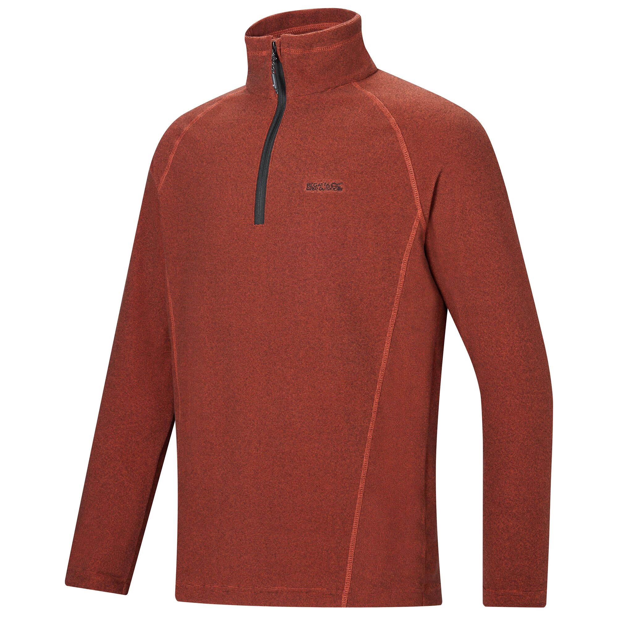Regatta Men's Montes Lightweight Half Zip Fleece Burnt Henna XXL