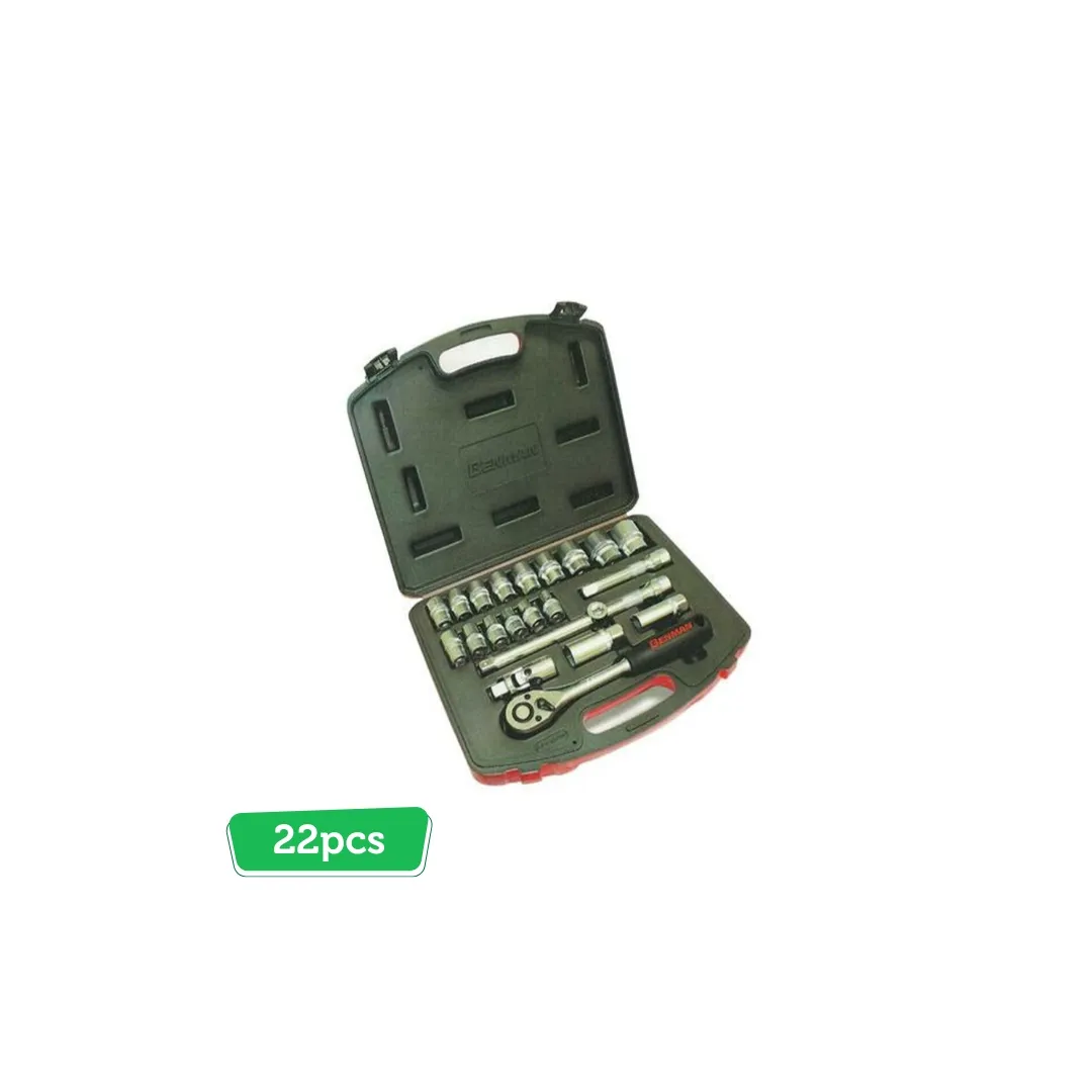 Socket Set Benman 16pcs 1/4 Dr. 22pcs 1/2 Dr.