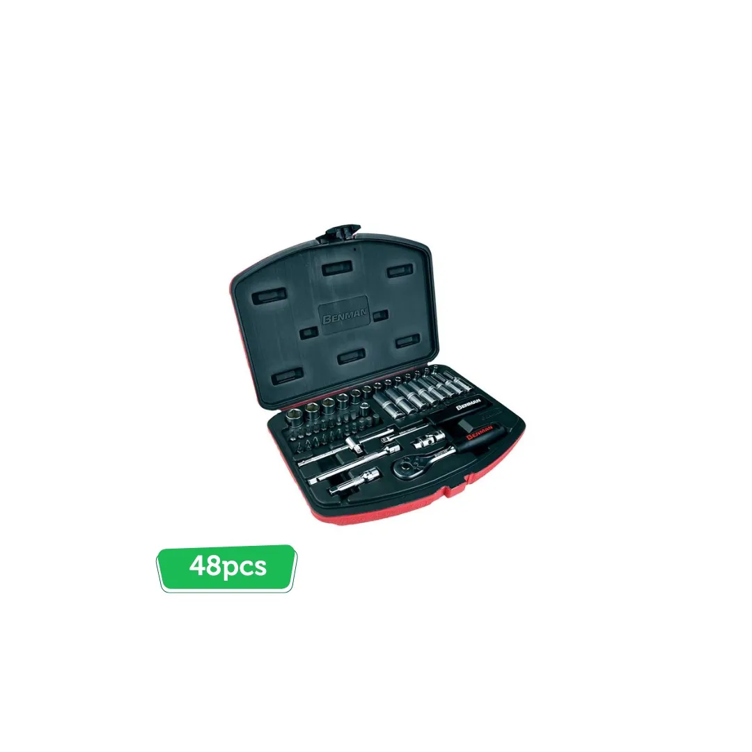 Socket Set Benman 16pcs 1/4 Dr. 22pcs 1/2 Dr.